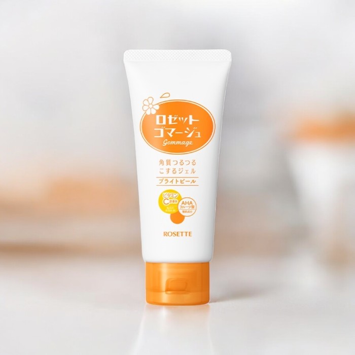 25636_trong-photoroom_20241106160912-1.jpg Tẩy Tế Bào Chết Rosette Màu Cam Gommage Bright Peel Gel Cho Da Thường Xỉn Màu 120g - 4901696542354