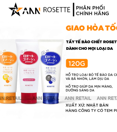 Tẩy Tế Bào Chết Rosette 120g Gommage Gentle Peeling Gel - TTBDCRS