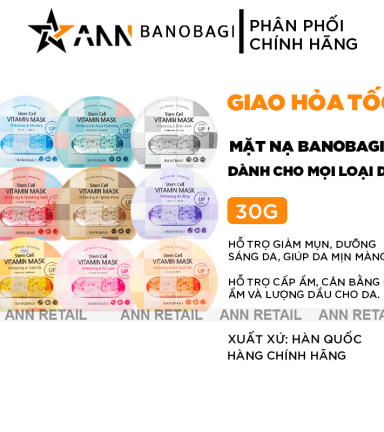 Mặt Nạ Banobagi Vitamin Mask Hộp 10 Miếng - MNDBANOBAGIVM