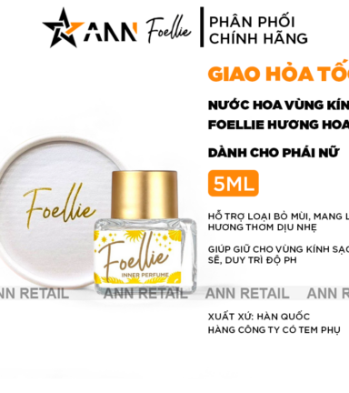 Nước Hoa Vùng Kín Foellie Eau De Venus 5ml - Hương Hoa Sang Trọng - 8809620751215