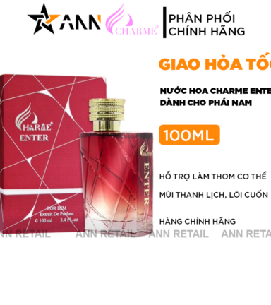Nước Hoa Charme Enter Mùi Nam 100ml - NHCEMN