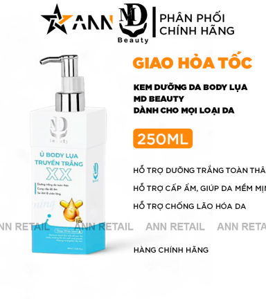 Kem Ủ Trắng Body Lụa MD Beauty Deep White Lotion 250ml - 8938510826570