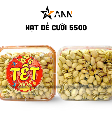 Hộp Hạt Dẻ Cười Hộp Vuông Tròn 500G Hộp Quà Tết 2026 - HDCHV500