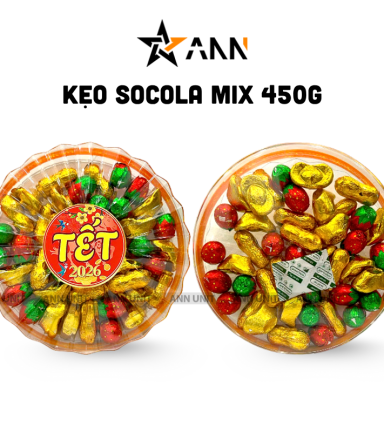 Hộp Socola Mix Sun Khía 450G Hộp Quà Tết 2026 - KSMHSK450