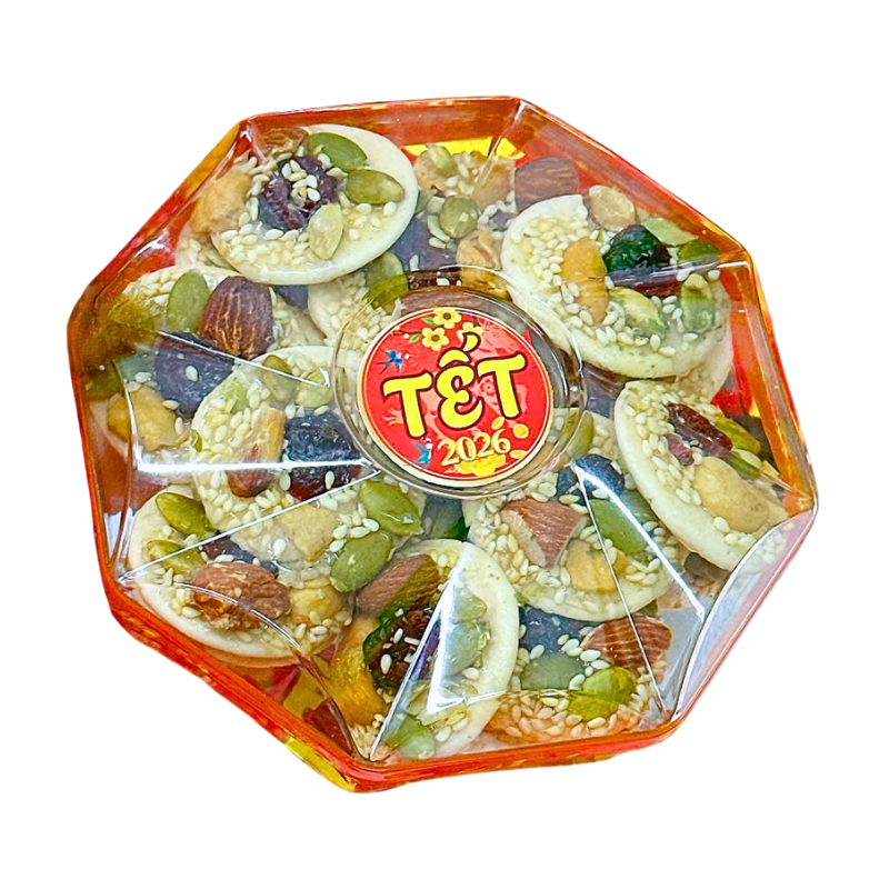 Hộp Bánh Đồng Tiền Việt Quất Bác Giác 170G Hộp Quà Tết 2026 6 Hộp Bánh Đồng Tiền Việt Quất Bác Giác 170G Hộp Quà Tết 2026