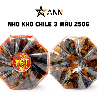 Hộp Nho Chile Bát Giác 250G Hộp Quà Tết 2026 - NCSHBG250