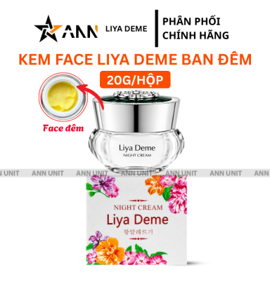 Kem Face Liya Deme Night Cream Dưỡng Da Ban Đêm Dành Cho Da Lão Hóa 20g - 4719855220544