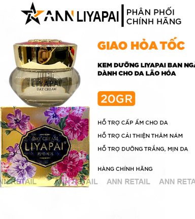 Kem Face Liyapai Day Cream Dưỡng Da Ban Ngày Dành Cho Da Nám Tàn Nhang 20g - 4719855220537