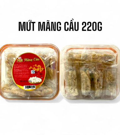 Hộp Mứt Mãng Cầu Hộp Chữ Nhật 220G Hộp Tết - MMCHCN220