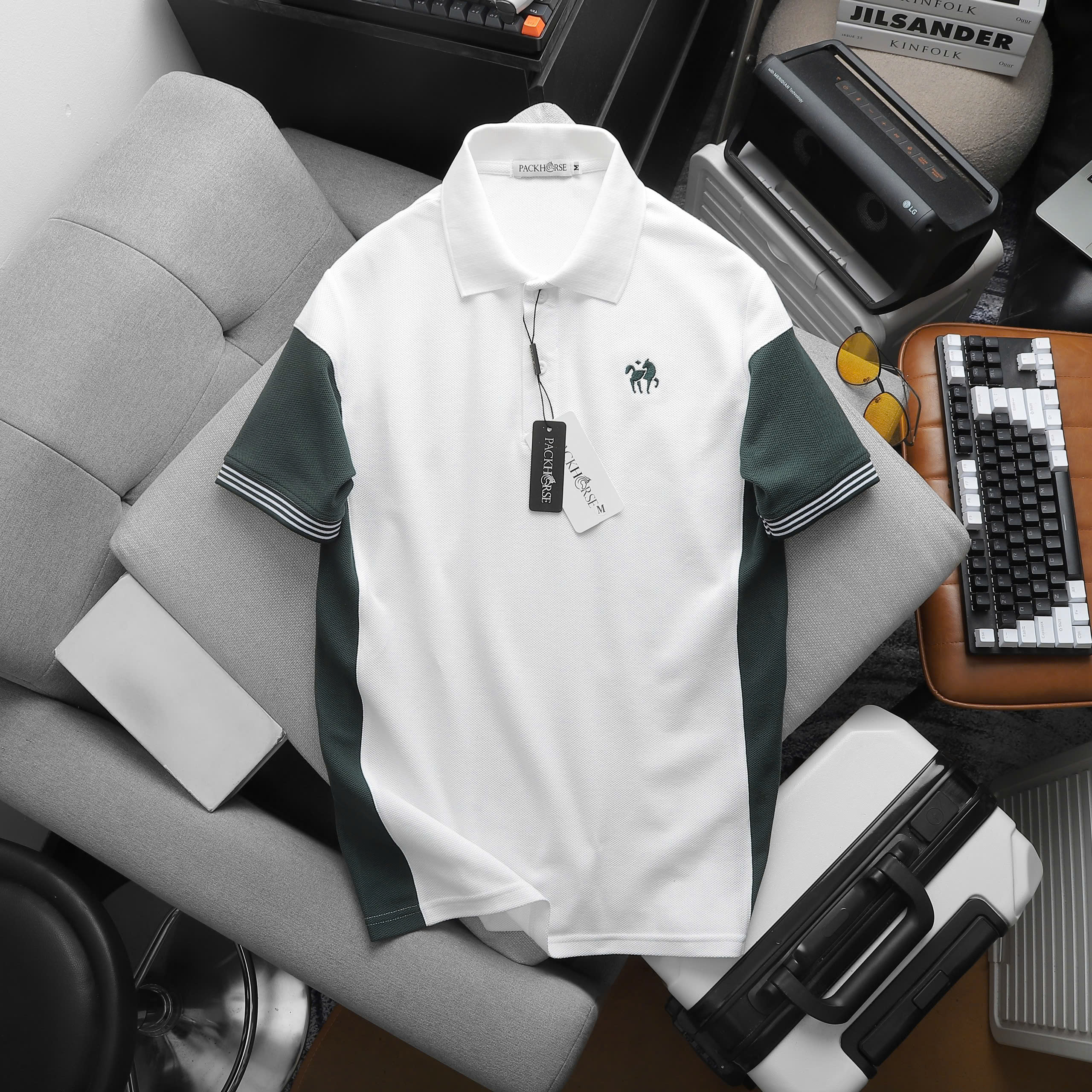 25802_z6058293173913-645f67fb73c34b7450db76c8ad9f10c6_20241122151609-2.jpg Áo Thun Nam Cổ Bẻ PackHorse Thêu Nổi Logo Con Ngựa (Có size 3x) - CS239