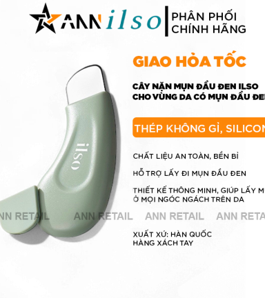 Cây Đẩy Mụn Đầu Đen ILSO Deep Clean Master Hàn Quốc - Thanh Gạt Mụn & Sợi Bã Nhờn - ILSO01