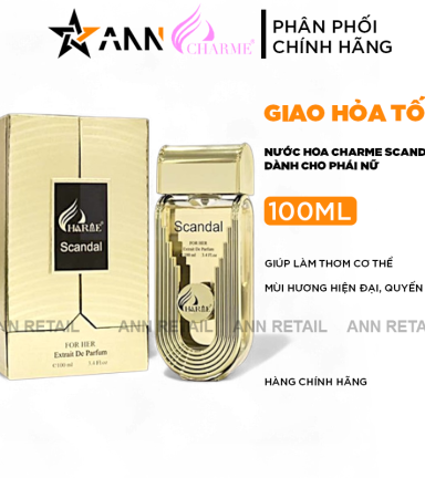 Nước Hoa Charme Scandal Mùi Nữ 100ml - Hương Sang Trọng Quyến Rũ - NHCS100ML