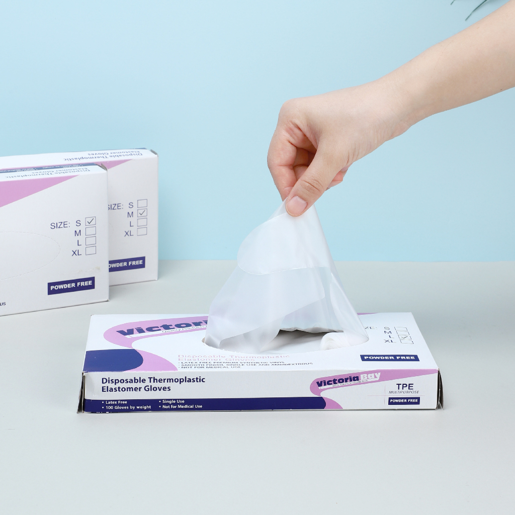 Combo 2 Hộp Găng Tay Cao Su Victoria Size M L Siêu Dai - Hộp 100 Cái Găng Tay Làm Bếp Rửa Chén Đa Năng Dùng 1 Lần 5 Combo 2 Hộp Găng Tay Cao Su Victoria Size M L Siêu Dai - Hộp 100 Cái Găng Tay Làm Bếp Rửa Chén Đa Năng Dùng 1 Lần