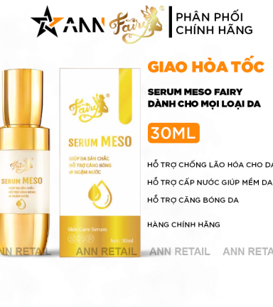 Serum Meso Fairy Giúp Dưỡng Trắng & Căng Bóng Da 30ml - 8936115870936