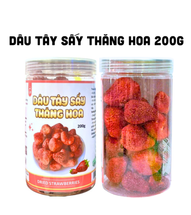 Dâu Tây Sấy Thăng Hoa Thơm Ngon 200g - 8936208936877
