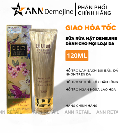 Sữa Rửa Mặt Demejine Amino Acid Facial Cleanser 120ml - 4719855331639