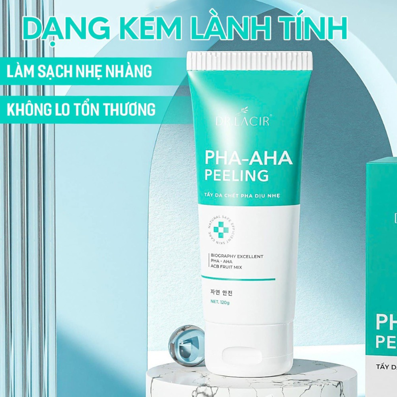 Tẩy Tế Bào Chết Mặt Dr Lacir PHA-AHA Peeling Dịu Nhẹ Cho Da 120g 5 Tẩy Tế Bào Chết Mặt Dr Lacir PHA-AHA Peeling Dịu Nhẹ Cho Da 120g