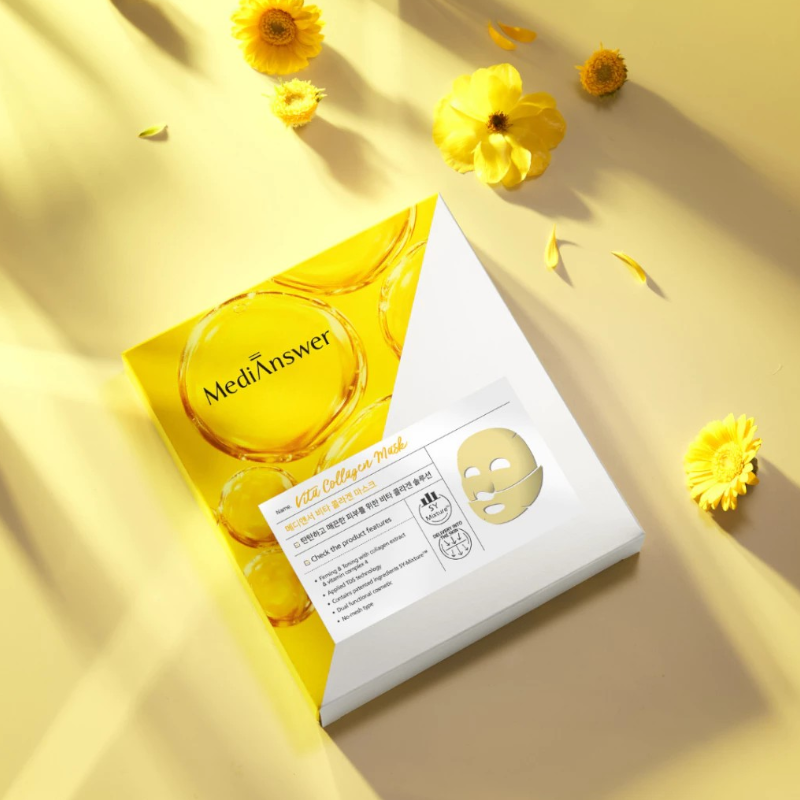 Nguồn hàng sỉ mặt Nạ Trắng Da MediAnswer Vita Collagen Mask Hàn Quốc - Hộp 5 Miếng 6 Nguồn hàng sỉ mặt Nạ Trắng Da MediAnswer Vita Collagen Mask Hàn Quốc - Hộp 5 Miếng