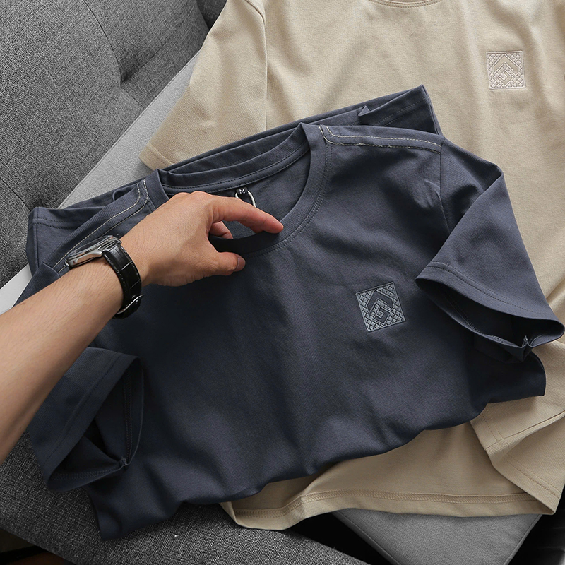 25857_z6115701810801-91cb982e64a012773111feeb0a3d1e93_20241210170707-1.jpg Áo Thun Cổ Tròn Nam Thêu Logo Trước Ngực (Có Size 3x) - AB527