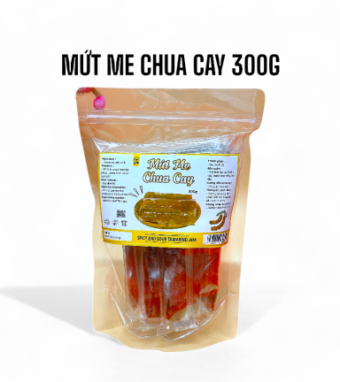 Mứt Me Chua Cay Túi Zip 300g - MMCCTZ300