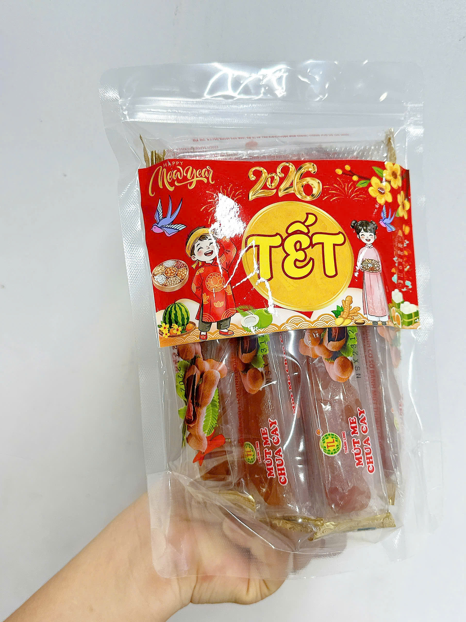 Mứt Me Chua Cay Túi Zip 300g 5 Mứt Me Chua Cay Túi Zip 300g