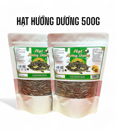 Hạt Hướng Dương Túi Zip Trắng Sữa 500g - HHDTZ500
