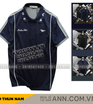 Áo Thun Polo Nam Thêu Logo Con Ngựa & Chữ Packhorse Club (Có Size 3XL) - AB528