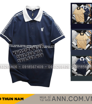 Áo Thun Polo Nam In Logo Trước Ngực (Có Size 3xl) - AB529