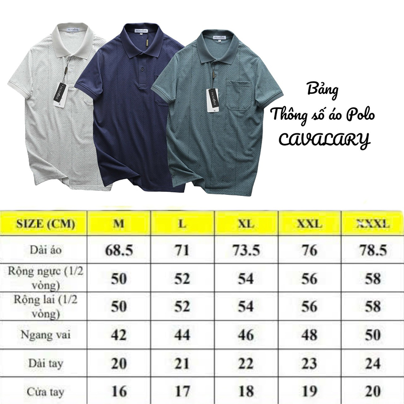 Chỗ sỉ áo Thun Polo Nam Có Túi (Có Size 3x) 16 Chỗ sỉ áo Thun Polo Nam Có Túi (Có Size 3x)