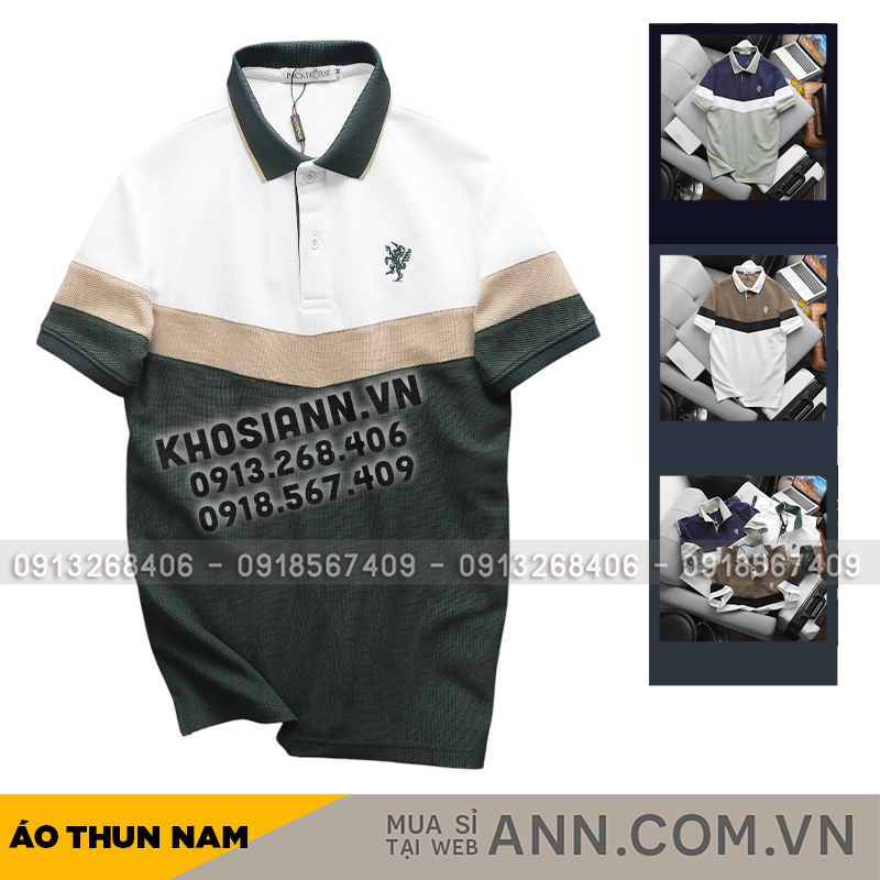25891_46412_20241218162232-12.png Áo Thun Polo Nam Phối Ba Màu Thiêu Logo Trước Ngực (Có Size 3x) - AB533
