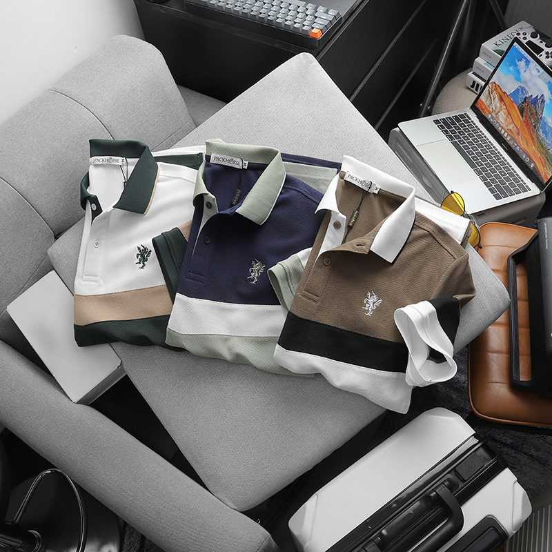 25891_z6138355941315-c343b7a1d99d0da3734fa9771b46c238_20241218162235-12.jpg Áo Thun Polo Nam Phối Ba Màu Thiêu Logo Trước Ngực (Có Size 3x) - AB533