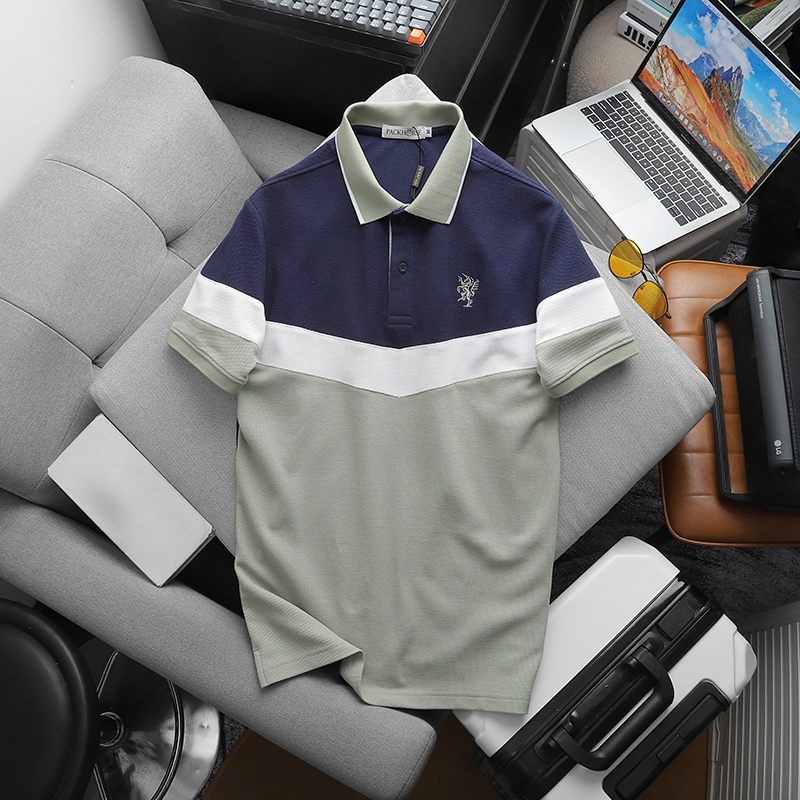 25891_z6138356051692-ea0997bd8314a5648bc87c70f40dd81a_20241218162233-12.jpg Áo Thun Polo Nam Phối Ba Màu Thiêu Logo Trước Ngực (Có Size 3x) - AB533
