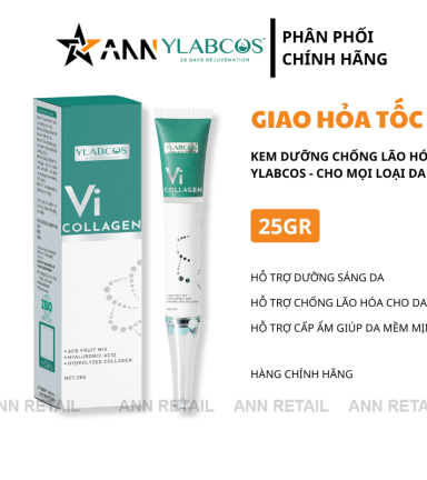 Kem Dưỡng Ylabcos Rejuvenating Cream Vi Collagen Dr Lacir 25g - Giúp Chống Lão Hóa & Trẻ Hóa Da - 8938541895149