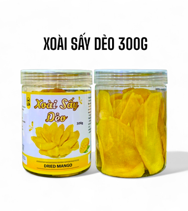 Xoài Sấy Dẻo Hộp 300g - XSDH300
