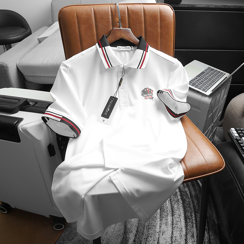 25904_z6160787991723-3b656345d2bd372a5a6c7f815db26de0_20241226093907-4.jpg Áo Thun Polo Nam Phối Sọc In Logo Trước Ngực (Big Size) - CS243