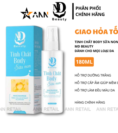 Tinh Chất Body Sữa Non Niacinamide MD Beauty 180ml - TCBSNMD
