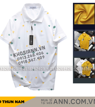 Áo Thun Nam Polo In Họa Tiết Tết (Có Size 3X) - CS244