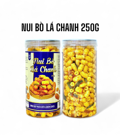 Nui Bò Lá Chanh Hộp 250g - NBLCH250