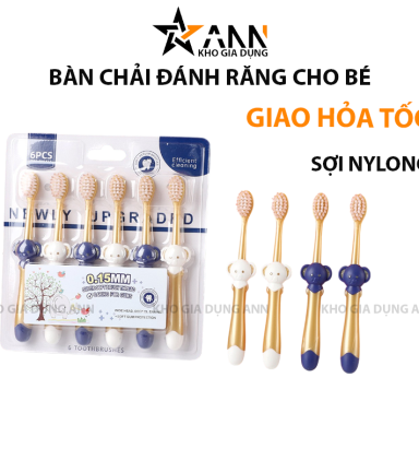 Set 6 Bàn Chải Đánh Răng Cho Bé - BCDRCB