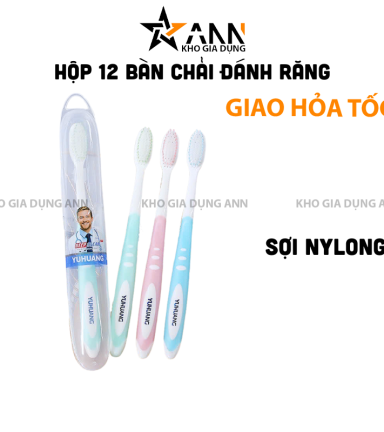 Hộp 12 Bàn Chải Đánh Răng - Bàn Chải Vệ Sinh Răng Miệng - 12BCDR