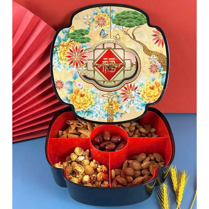 Shop sỉ khay Đựng Mứt Bông Hoa 4 Cánh - Khay Đựng Mứt Tết Bánh Kẹo Họa Tiết 3D 7 Shop sỉ khay Đựng Mứt Bông Hoa 4 Cánh - Khay Đựng Mứt Tết Bánh Kẹo Họa Tiết 3D