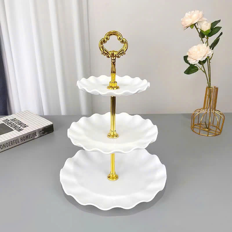 Chuyên sỉ khay Nhựa Hoa Trắng 3 Tầng - Khay Đựng Mứt Bánh Kẹo Tết 34x25cm 7 Chuyên sỉ khay Nhựa Hoa Trắng 3 Tầng - Khay Đựng Mứt Bánh Kẹo Tết 34x25cm