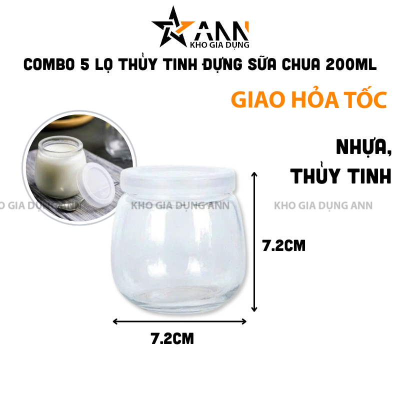 25954_296_20250320113856.png Combo 5 Lọ Thủy Tinh Đựng Sữa Chua - Hủ Sữa Chua Béo Ú 200ml - LTTDSC5