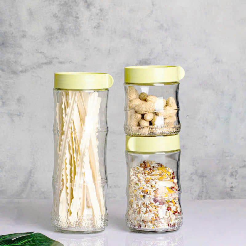 Set 3 Hũ Thủy Tinh Đựng Thực Phẩm - Lọ Thủy Tinh Cao Cấp 400 - 570ml - 1000ml 5 Set 3 Hũ Thủy Tinh Đựng Thực Phẩm - Lọ Thủy Tinh Cao Cấp 400 - 570ml - 1000ml