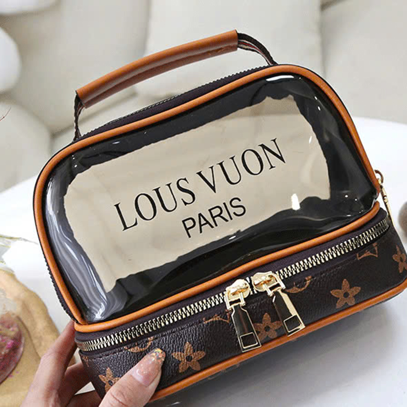 25960_z6219608673771-cf499f98b5d3e30bfd072b0e73e59b77_20250116150741-2.jpg Túi Đựng Mỹ Phẩm Du Lịch 2 Ngăn Sang Trọng Chống Thấm 15x11x19cm - TDMP2N