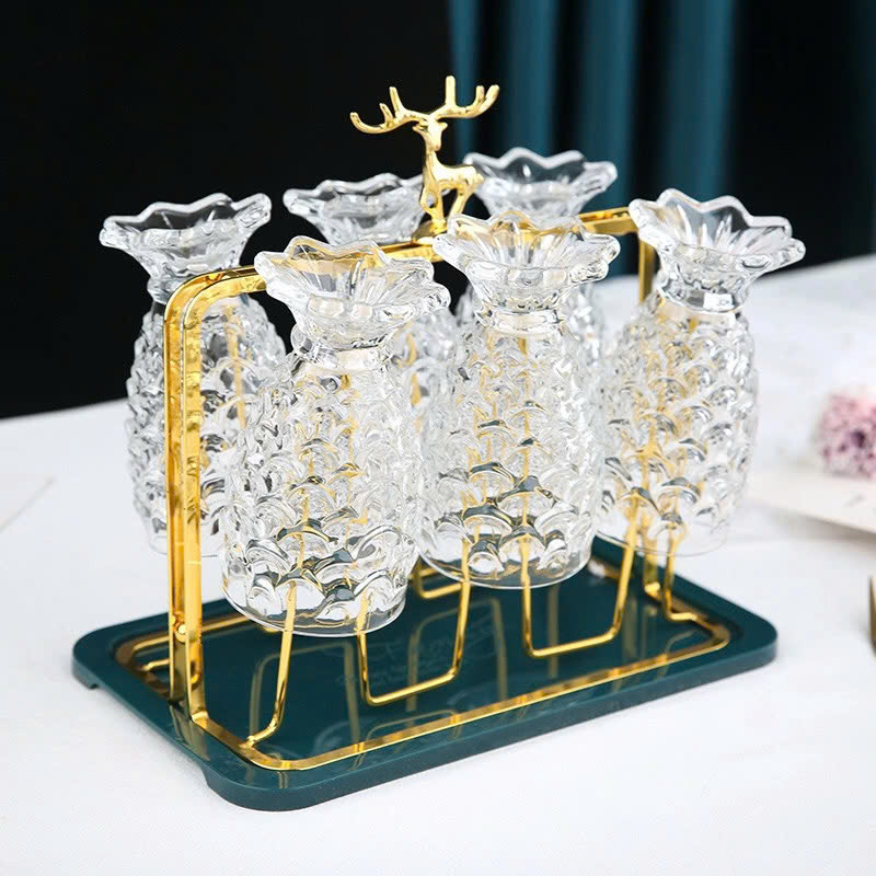 Nguồn hàng sỉ khay Úp Cốc Hình Chữ Nhật Mạ Vàng - Khay Úp Ly Tuần Lộc 17x14x20cm 12 Nguồn hàng sỉ khay Úp Cốc Hình Chữ Nhật Mạ Vàng - Khay Úp Ly Tuần Lộc 17x14x20cm