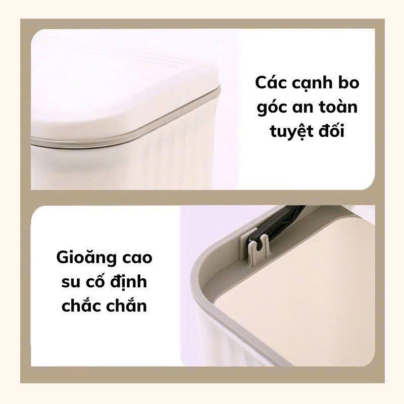 Thùng Rác Treo Tường - Thùng Rác Treo Cánh Tủ Bếp Dán Trên Tường Cho Phòng Tắm Nhà Vệ Sinh 16x26.5x29cm 10 Thùng Rác Treo Tường - Thùng Rác Treo Cánh Tủ Bếp Dán Trên Tường Cho Phòng Tắm Nhà Vệ Sinh 16x26.5x29cm