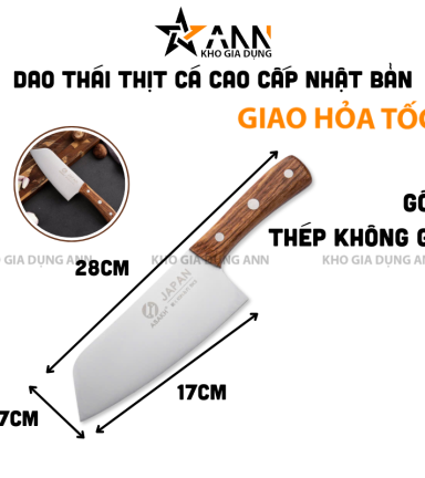 Dao Thái Thịt Cá Cao Cấp - Dao Nhật Bản Siêu Sắc - DTTC01