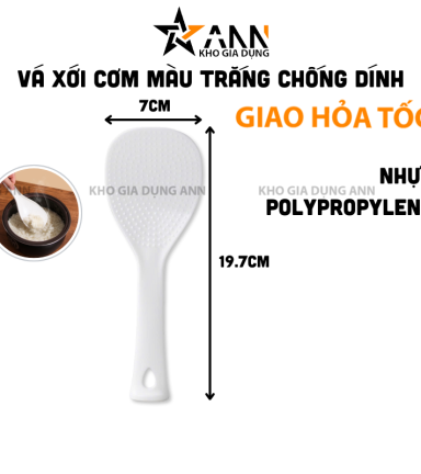 Vá Xới Cơm - Muôi Xới Cơm Bằng Nhựa Chống Dính 7x19.7cm - VXC01