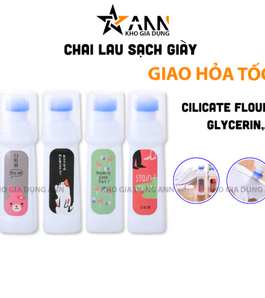 Chai Lau Giày - Chai Tẩy Trắng Giày Nhanh Chóng - CLG02